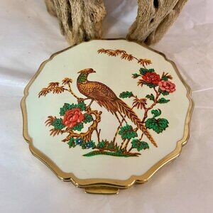 Vintage Stratton Pheasant Loose Powder Compact